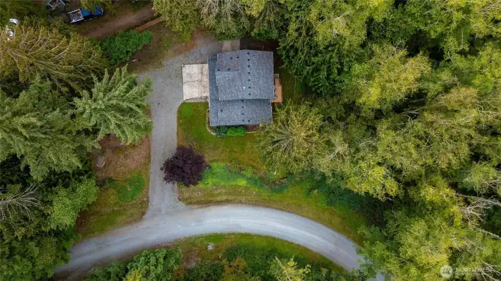 A half acre property abutting over 30 acres of Association owned land.