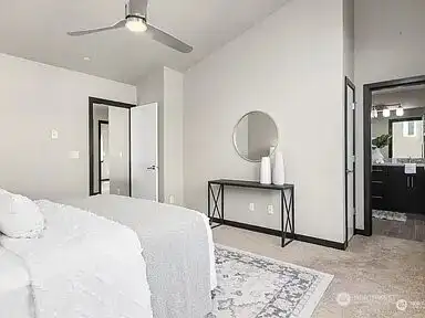 Master bedroom looking bath