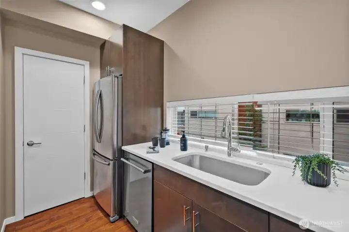 Large pantry.