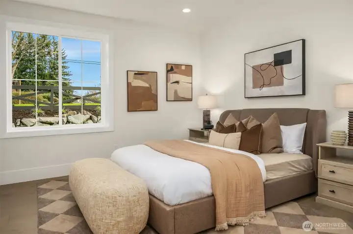 Every bedroom offers a comfortable and private retreat, featuring well-scaled layouts, abundant natural light, and timeless finishes that adapt effortlessly to any lifestyle.