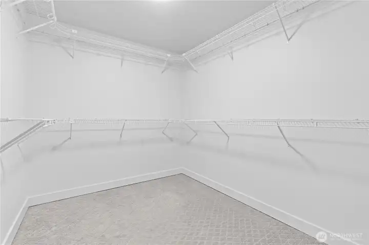 Primary Walk in Closet
