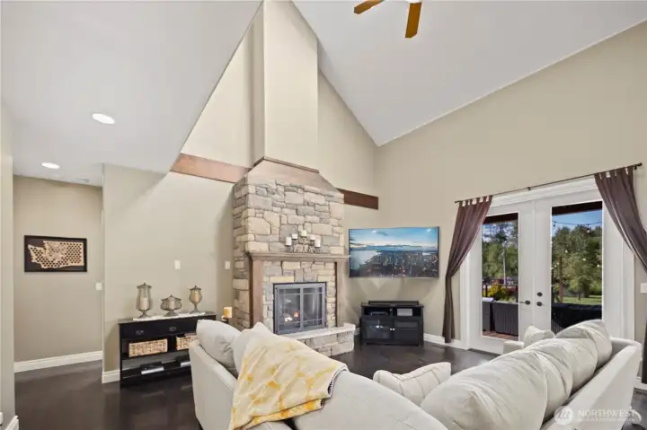 Cozy up to the fire!