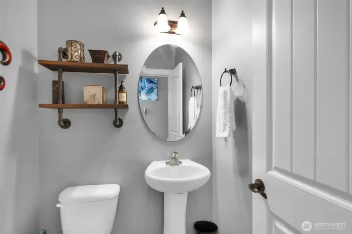 Main floor powder room