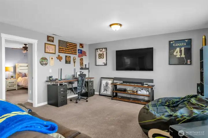 Upstairs bonus room/loft