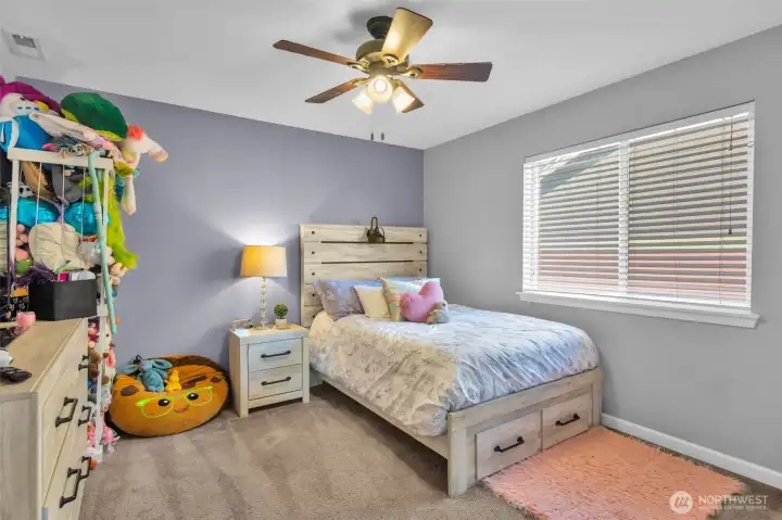 Bedroom #4 is off the bonus room/loft