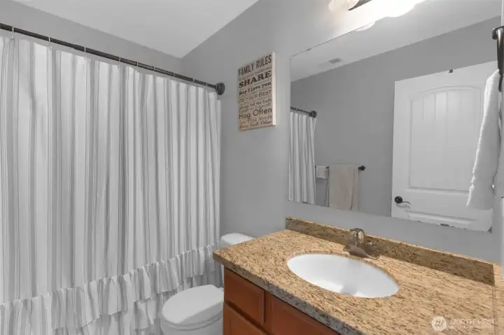 Full bathroom upstairs