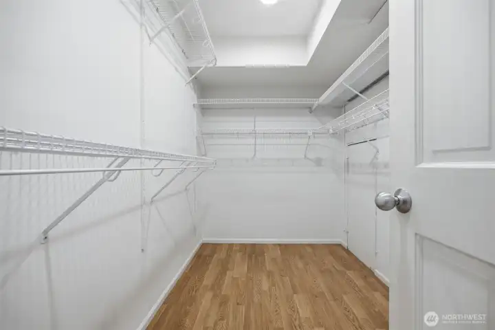 Primary Walk-in closet