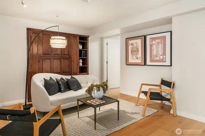 Bonus/family room includes a murphy bed for your convinience.