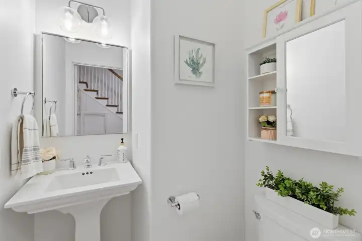 Powder room (main level)