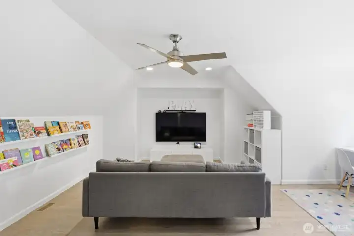 Bonus room, converted as kids study and entertainment space
