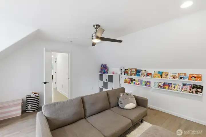 Bonus room, converted as kids study and entertainment space