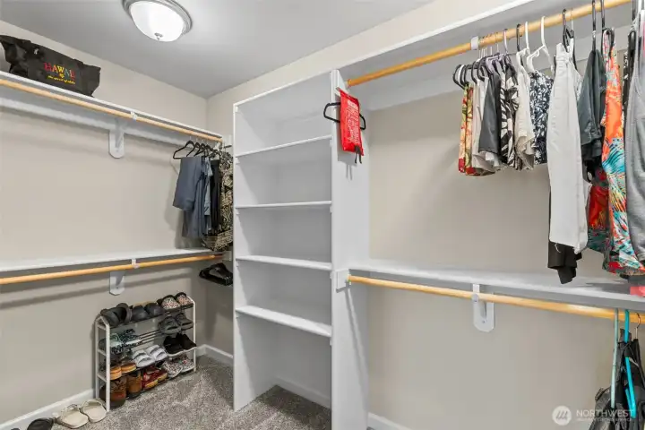 Oversized Closet, Custom Shelving