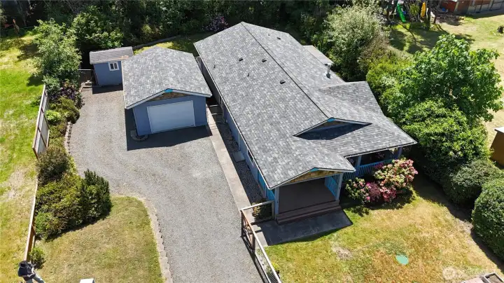 New Roof on House and garage 2023.