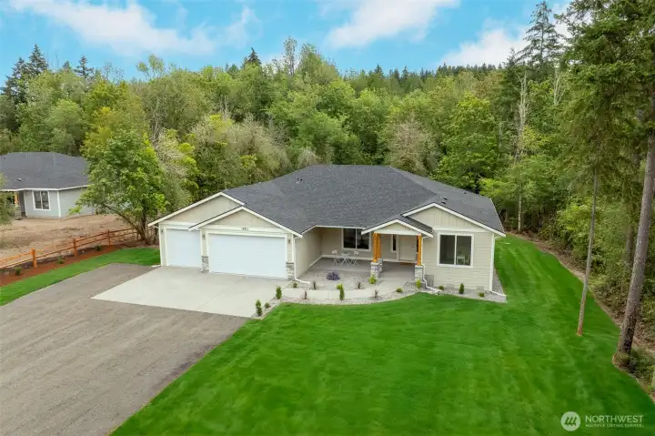Virtually landscaped. Home is hydroseeded and the grass is growing in. Virtually landscaped. Home is hydroseeded and the grass is growing in.