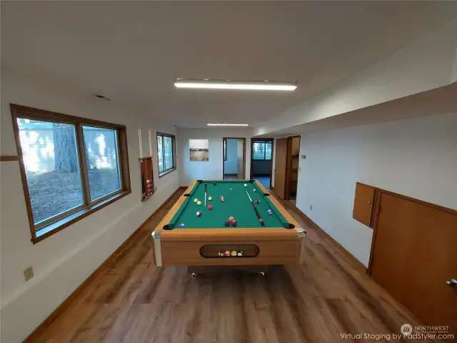 Pool/Billiard Room lower level