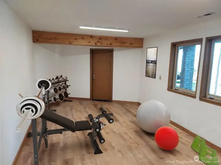 Gym lower level Gym lower level