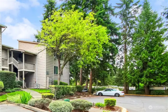 This charming home is set within beautifully manicured grounds that create an inviting first impression.