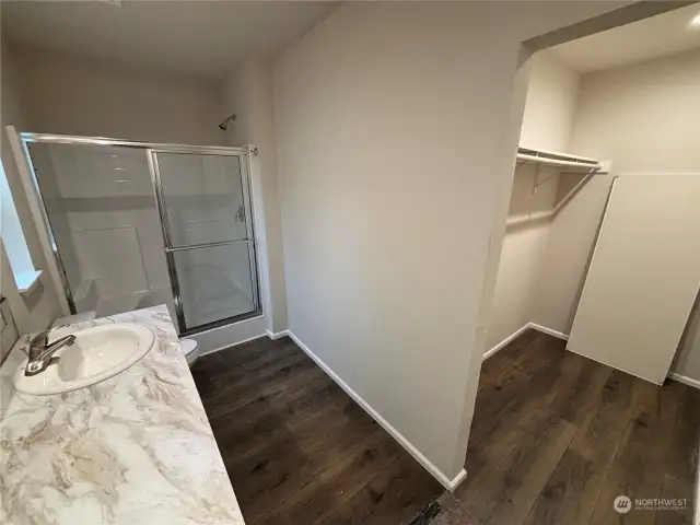 Master Bath with Walk In Closet