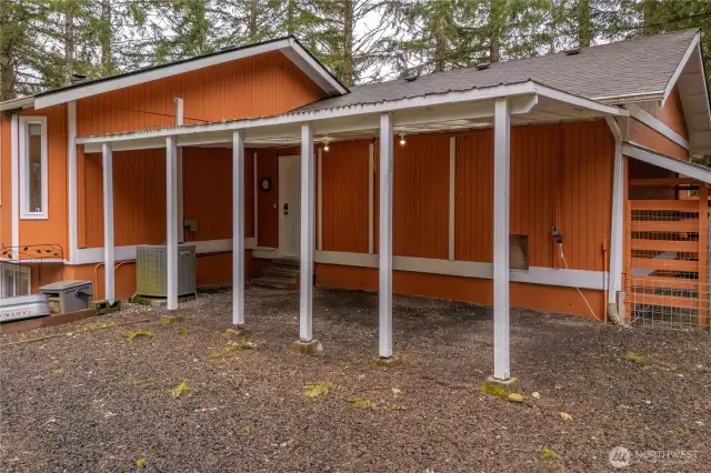 Back covered storage