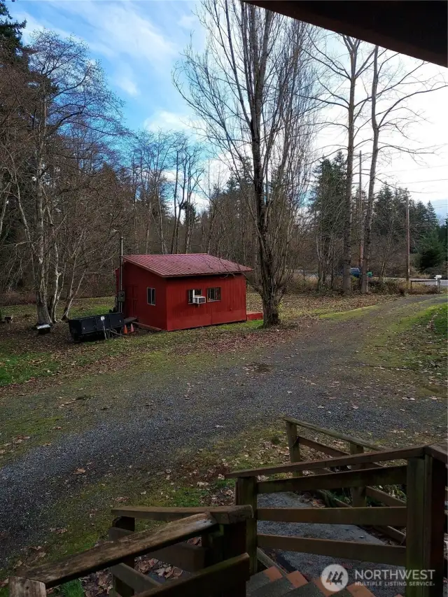 Driveway and Shop