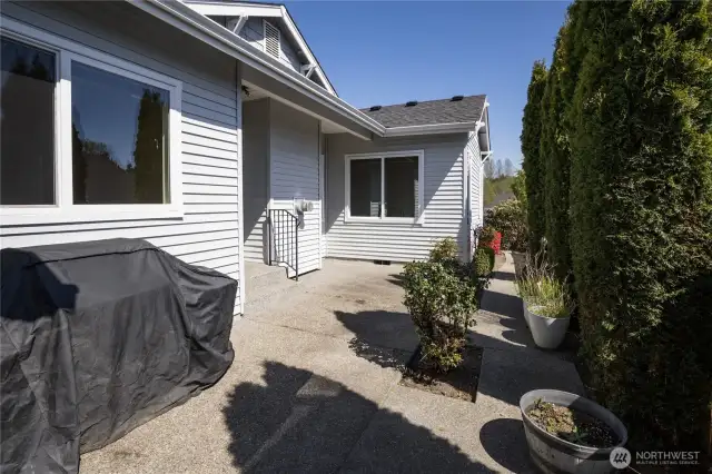 Private patio