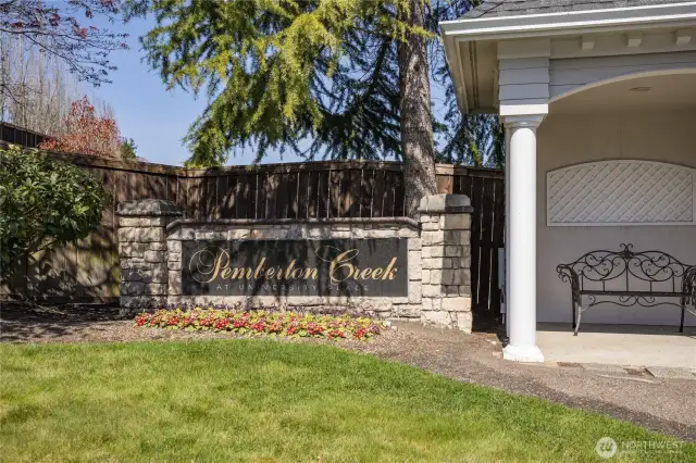 Welcome home to Pemberton Creek!