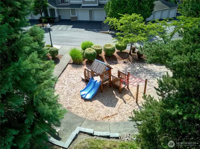 Aerial playground area