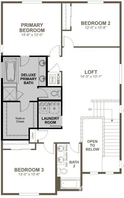 Second Floor Layout