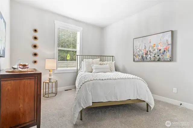 1 of 2 more bedrooms just off entry