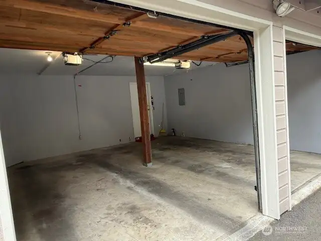 Much larger than today's garages...