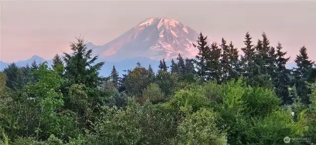 Mountain view from the upper deck.