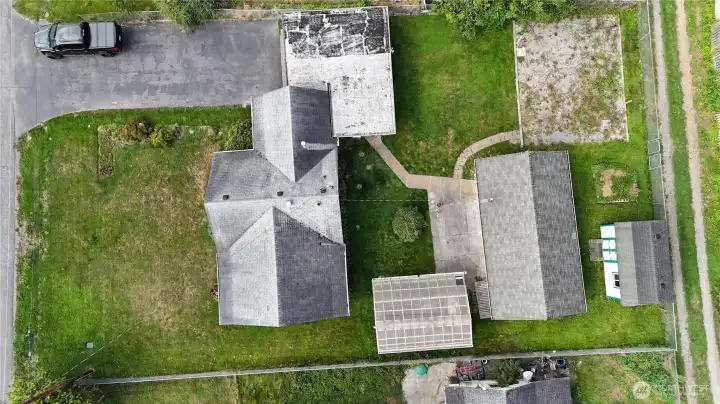 Aerial of nice double lot