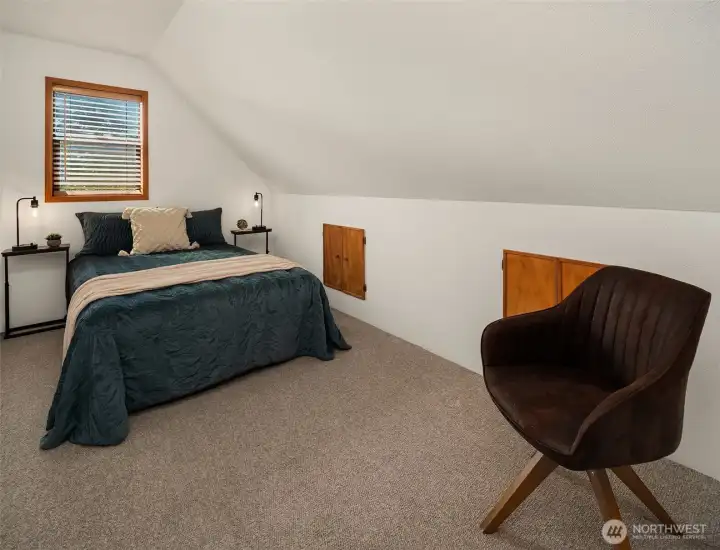 Great space for extra bedroom or play area.