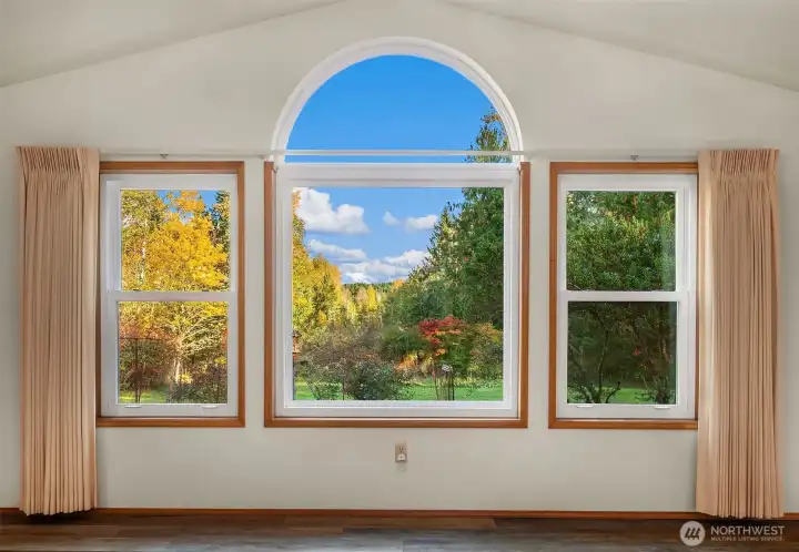 Mountain View from living room