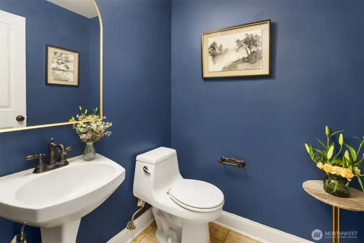 Main floor powder room.
