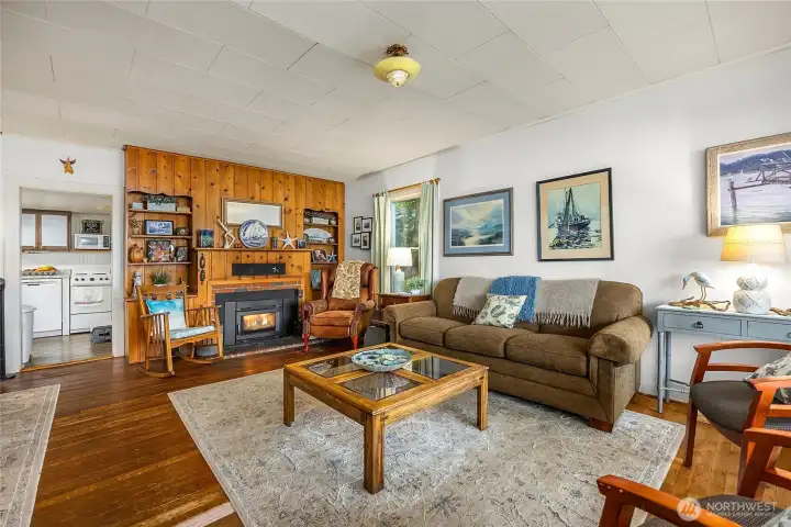 Cozy Wood Stove Insert has not problem keeping home toasty all winter.