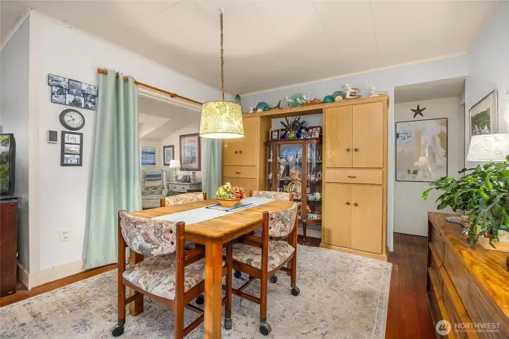 Dining Area just off Living Room and Office