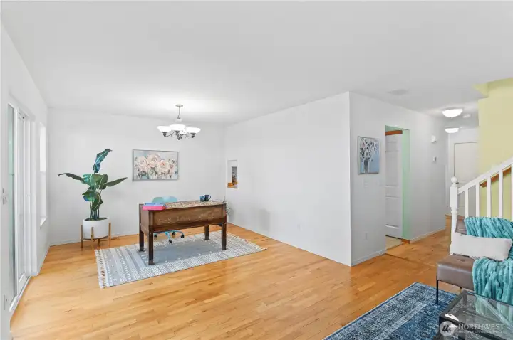 Huge dining room or additional living space.