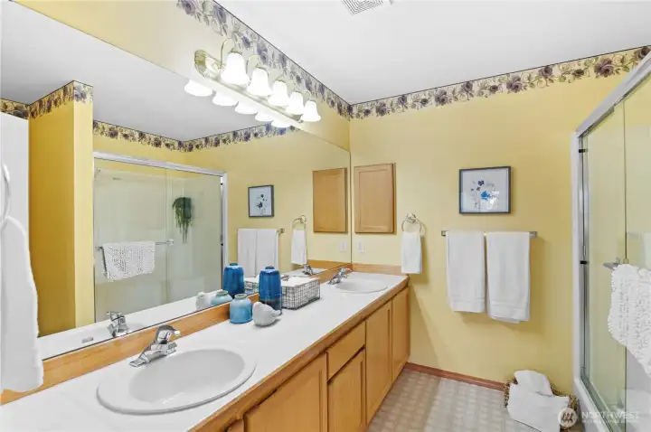 Huge Primary Bathroom.