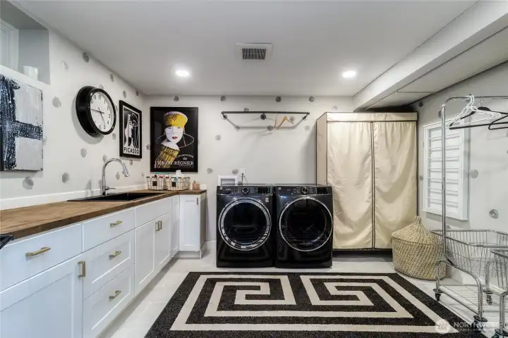 Oversized Laundry Area