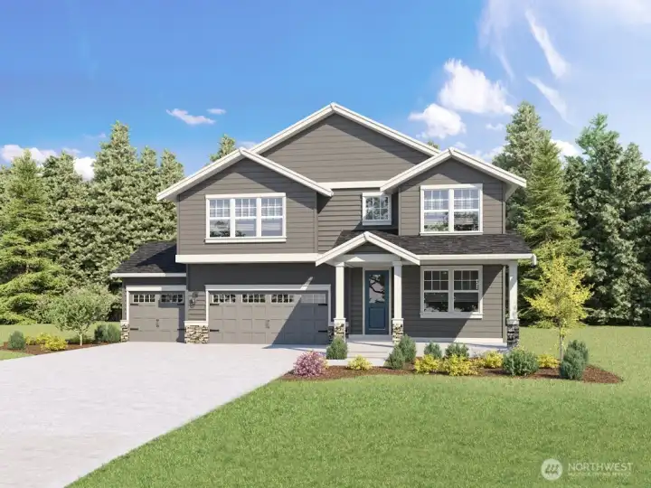 Caslon elevations C 3 car