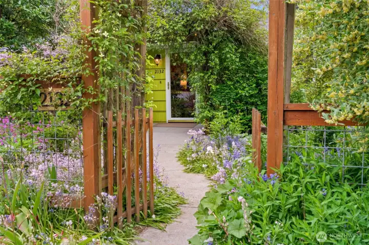 A magical garden awaits