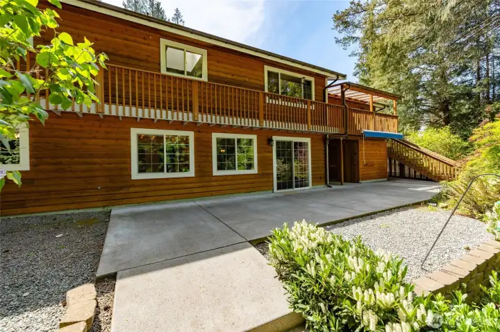 Back of the home