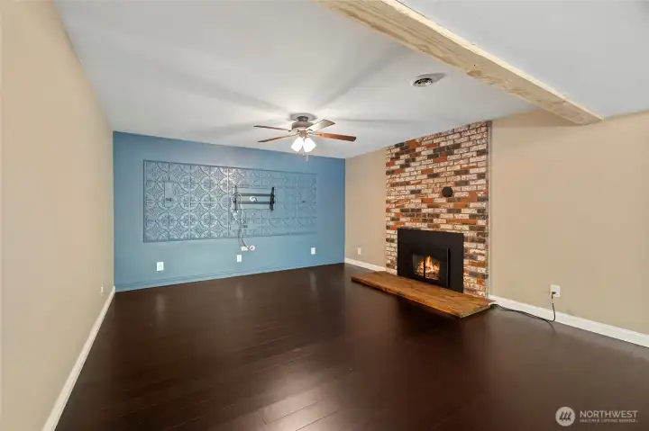 Downstairs media/living room.