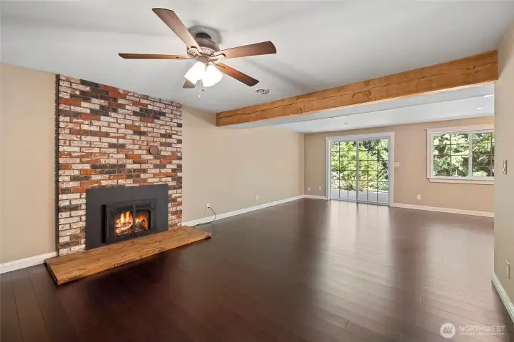 Downstairs living area