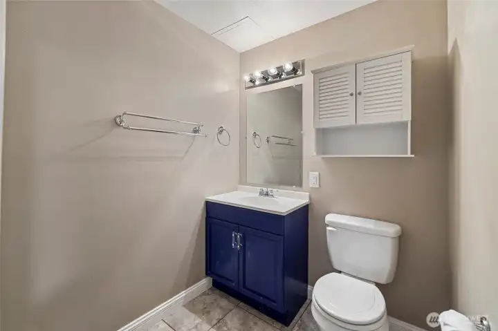 3/4 bathroom downstairs