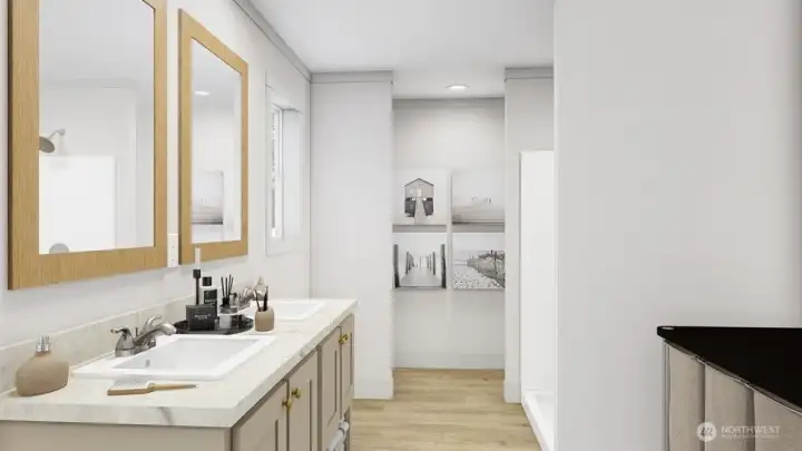 Model Bath off Main Bedroom