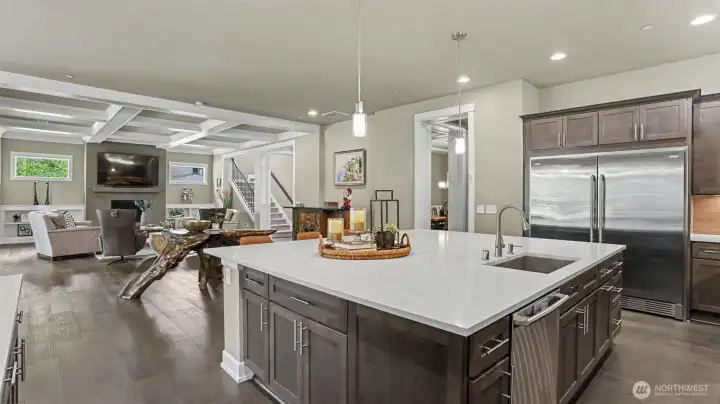 Spectacular open Great Room floor plan is ideal for everyday living and entertaining Spectacular open Great Room floor plan is ideal for everyday living and entertaining