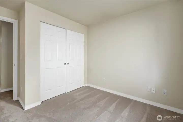 Bedroom 2 closet Bedroom 2 closet