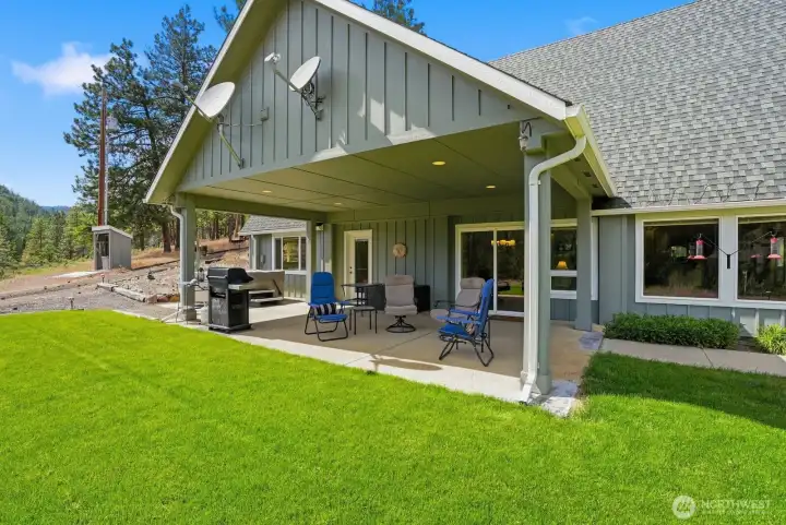 Back covered patio